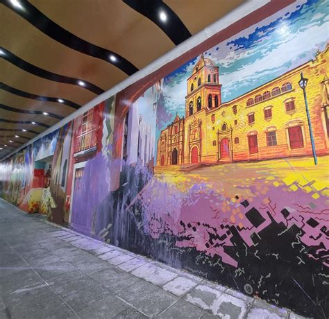 Vándalos dañan un mural en el Viaducto Potosí y la Alcaldía pide cuidar