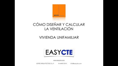 C Mo Dise Ar Y Calcular La Ventilaci N De Vivienda Unifamiliar Youtube