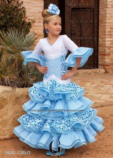 Traje gitana niña Vestido flamenco niña Traje flamenca niña