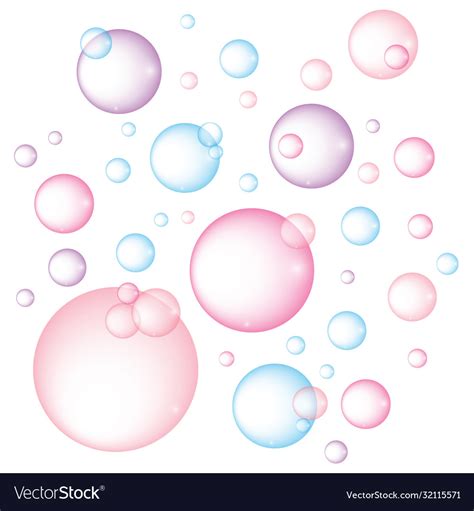 Pink And Blue Bubble Wallpaper Parketis