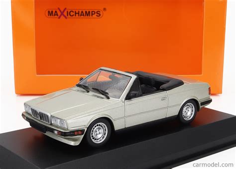 Minichamps Scale Maserati Biturbo Spider Silver