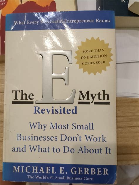 The E Myth Revisited By Michael E Gerber Hobbies And Toys Books