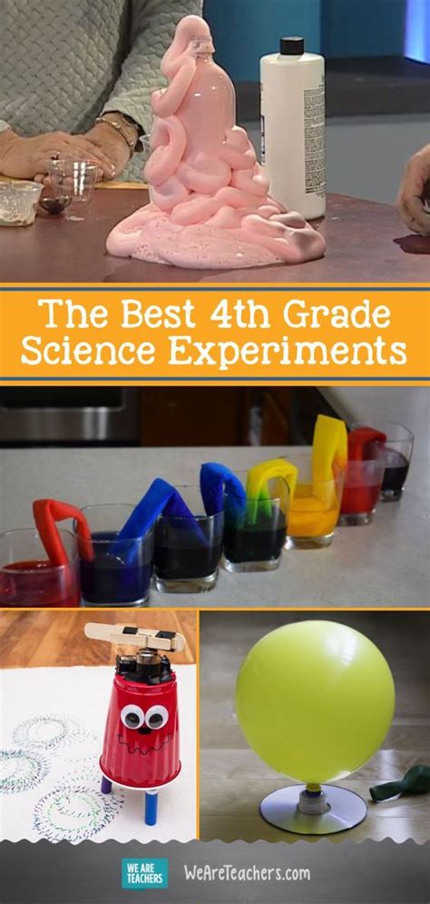 Kid Science, 4th Grade Science Experiments, 4th Grade Science Projects ...