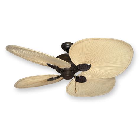 Palm Leaf Blade Ceiling Fan Shelly Lighting