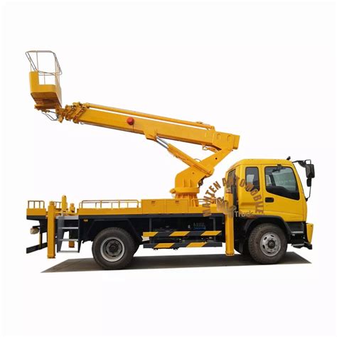 Isuzu Ftr M Aerial Truck Crane Truck With Working Basket High