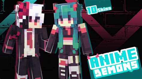 Anime Demons Skin Pack by Ninja Squirrel Gaming (Minecraft Skin Pack ...