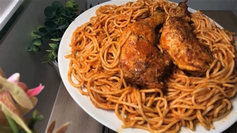 Spaghettis Au Poulet Youtube