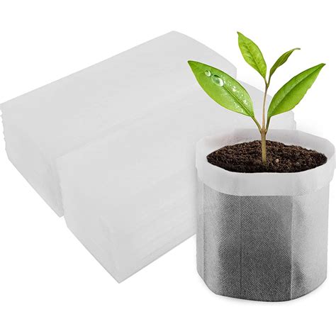 Nursery Growing Bags Biodegradable Non Woven Fabric Seedling Pots