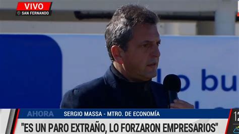 Sergio Massa apuntó contra los empresarios de colectivos El Estado les