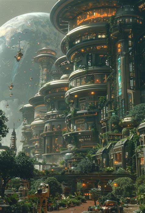 Pin By Zendesign On Space Base In Fantasy Landscape Sci Fi