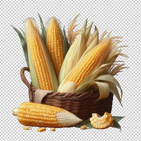 Grains De Maïs Juteux Png PSD Premium