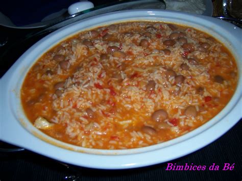 Bimbices da Bé Arroz de Bacalhau Feijão