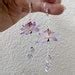 Shrink Plastic Purple Lotus Flowers With Seedpod And Crystal Etsy