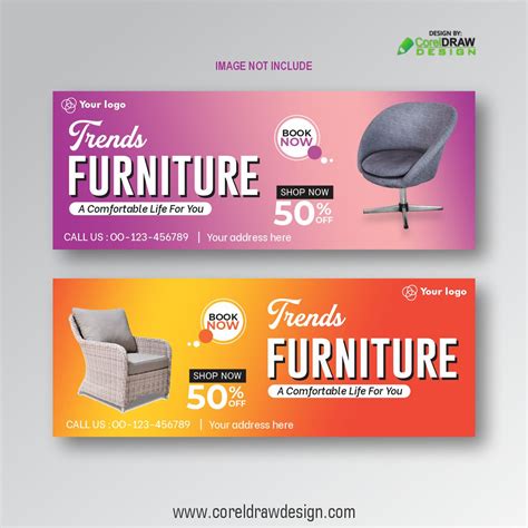 Download Furniture Banner Templates Design Coreldraw Design Download