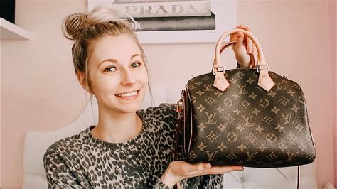 Louis Vuitton Speedy B 25 One Year Update Mini Whats In My Bag YouTube