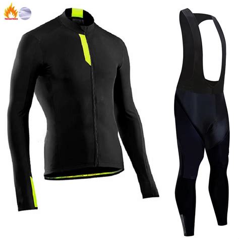 Cheap Pro Team Winter Thermal Fleece Cycling Jersey Set Racing