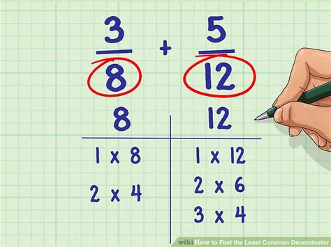 4 Ways To Find The Least Common Denominator Wikihow