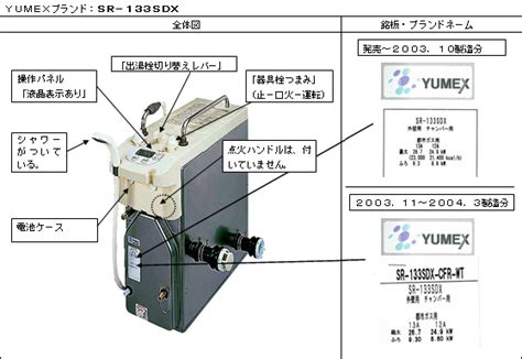 Inax 大切なお知らせ：「シャワー付ガスふろ釜」をご愛用のお客様への大切なお知らせ