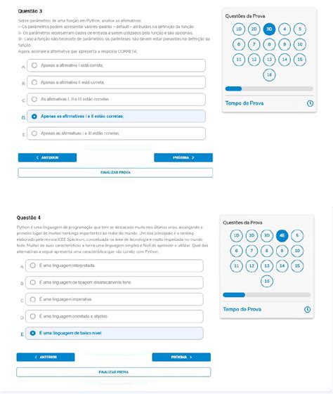 Prova Presencial Chamada Linguagem De Programa O Linguagem De