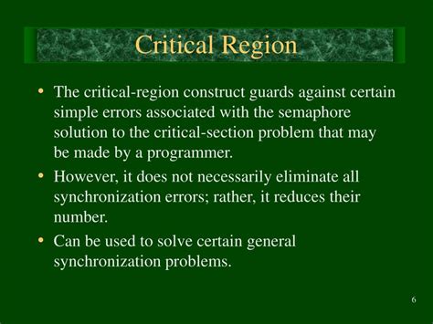 Ppt Critical Regions Powerpoint Presentation Free Download Id5498193