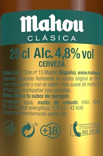 Mahou Cl Sica Cerveza Dorada Lager