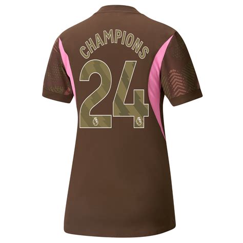 Womens Manchester City Goalkeeper Jersey 202425 With Champions 24