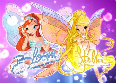 Bloom N Stella Dress Blond Bloom Wing Stella Winx Long Hair