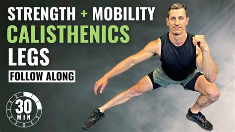 30 Minute Calisthenics Leg Workout Follow Along With Modifications