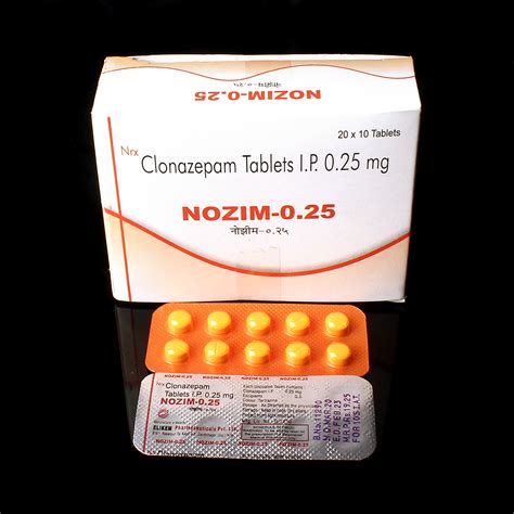 Nozim Clonazepam Mg Tablets Winergy Inc Prescription At Rs