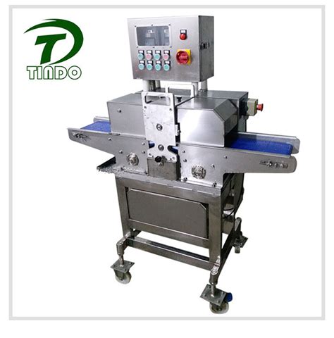 Automatic Pork Skin Cutting Fresh Pig Skin Chicken Meat Strip Cutter