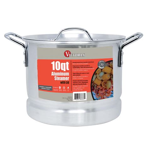 Victoria Aluminum Steamer With Lid Shop Cookware At H E B