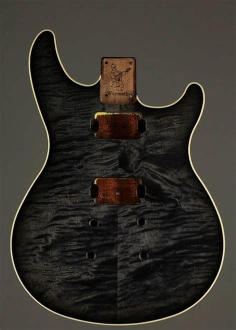 Carved Top Hollow Vip With A Quilt Maple Lam Top And Ivoroid Binding Warmoth Custom Guitar