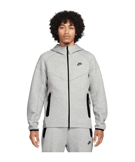 Nike Tech Windrunner Jacke Grau Schwarz F063 Grau