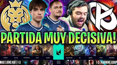 Ibai Castea A Mad Koi Partida Muy Decisiva Mdk Vs Kc Lec Primavera