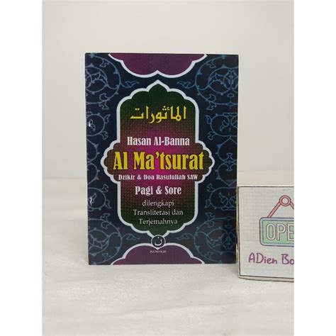 Jual Buku Saku Al Matsurat Dzikir Dan Doa Rasulullah Saw Pagi Dan Sore