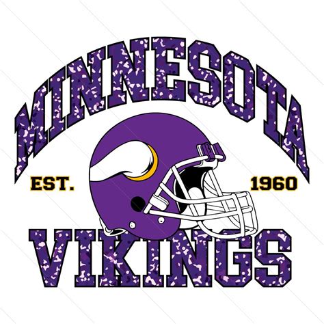 Minnesota Vikings Helmet Svg File Digital Download Inspire Uplift