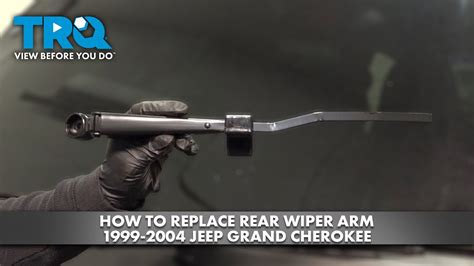 How To Replace Rear Wiper Arm Jeep Grand Cherokee Youtube