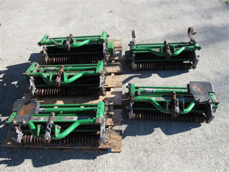 Eastern Triangle Enterprises Llc E Store Set Of 5 John Deere 22 Qa5 Reels Cutting Units 7