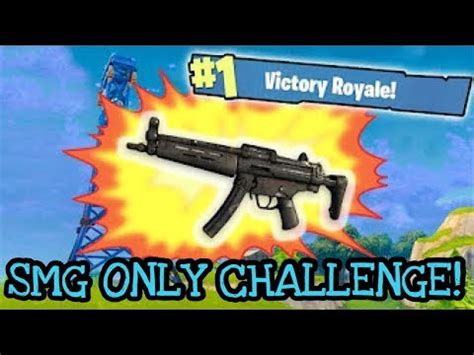 Fortnite Smg Only Challenge We Won Fortnite Battle Royale Youtube