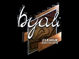 Byali Foil Boston 2018 CSGO Sticker Price CS GO Captain