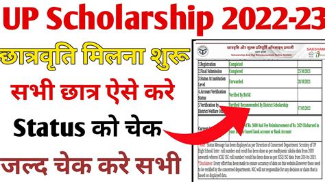 Up Scholarship Form Kaise Bhare 2023 24 Up Scholarship Ka Paisa Kab