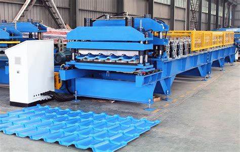 Glazed Tile Roofing Sheet Machine Glazed Tile Roll Forming Machine