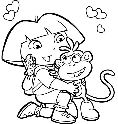 30 Desenhos para colorir de Dora Aventureira Dicas Práticas