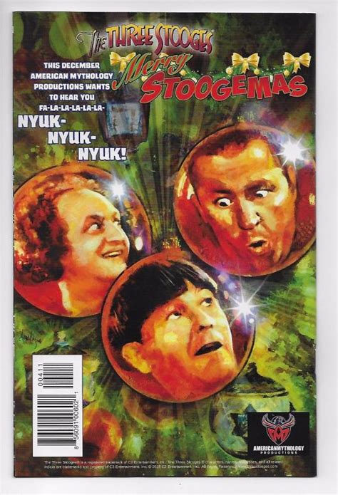 Three Stooges Curse Of Frankenstooge 1 Main Cover 2016 New