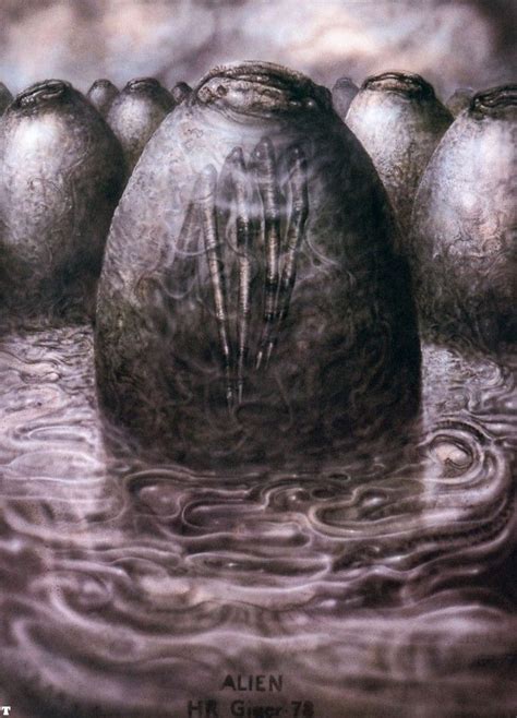 H R Giger Alien Egg Hr Giger Art Giger Alien Alien Concept Art