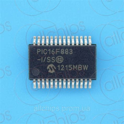 Купити Мікроконтролер Microchip PIC16F883 I SS SSOP28 ціна 132 96