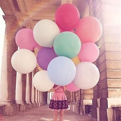 Grands Ballons Color S En Latex De Pouces Pi Ce Gonflables