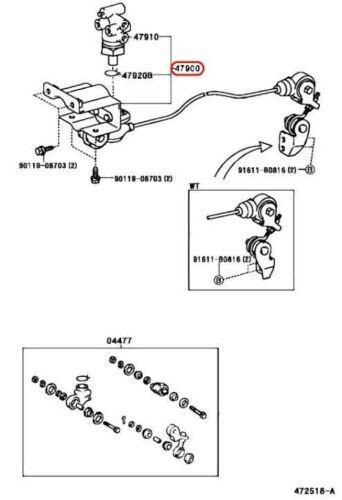 Toyota Genuine Load Sensing Valve Assy Spring Oem Ebay