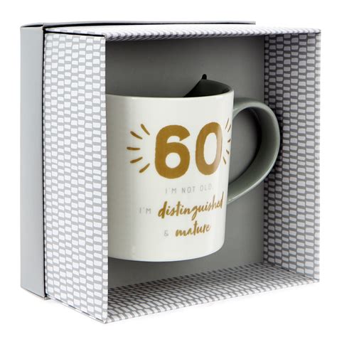 Buy 60th Birthday Mug Distinguished Mature For GBP 3 99 Card