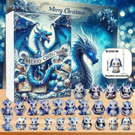 Dragon Advent Calendar 2024 Unique Advent Calendar Christmas Advent